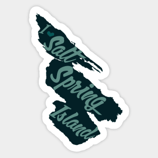 I love Salt Spring Island Sticker